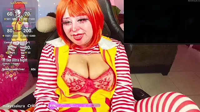 MilkyXSakura online show from 11/09/25, 11:25