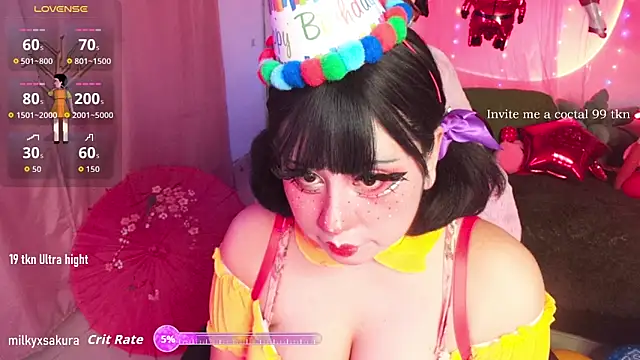 MilkyXSakura online show from 02/08/26, 01:14