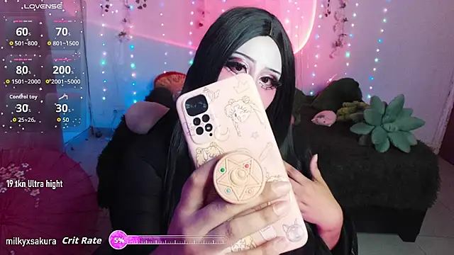 MilkyXSakura online show from 11/20/25, 03:07