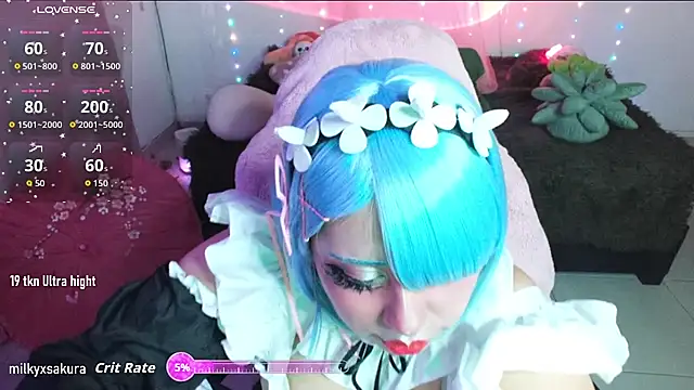 MilkyXSakura online show from 01/18/26, 12:03