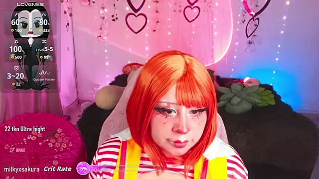 MilkyXSakura online show from 03/28/26, 03:07