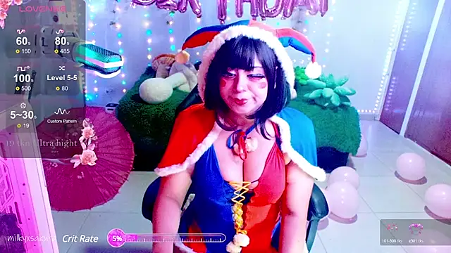 Snapshot of MilkyXSakura chatting on 02/13/25, 03:39 MilkyXSakura online show from 02/13/25, 03:39