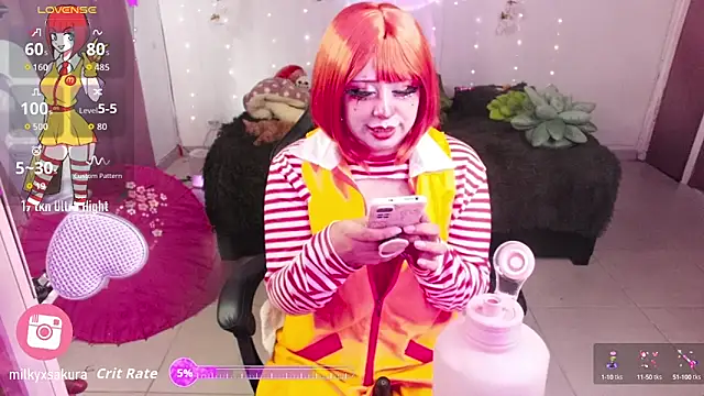 Snapshot of MilkyXSakura chatting on 09/26/25, 09:43 MilkyXSakura online show from 09/26/25, 09:43