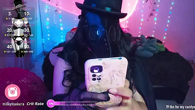 MilkyXSakura online show from 11/01/25, 01:01