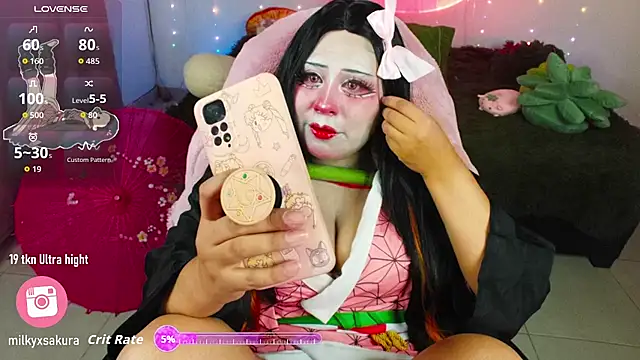 MilkyXSakura online show from 11/15/25, 02:48