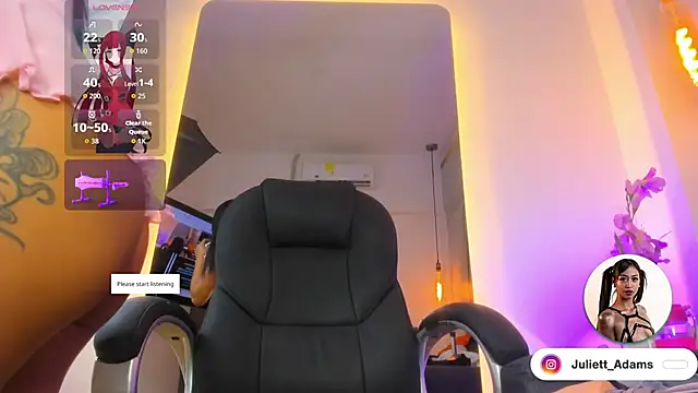 Juliett Adams  online show from 03/31/26, 08:11