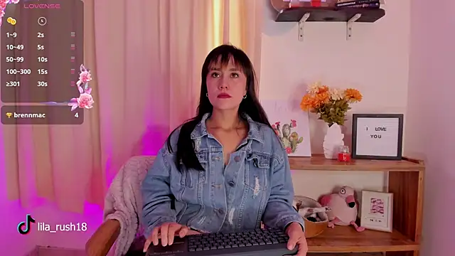 lila rush online show from 10/13/25, 08:54