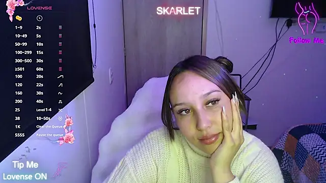 Skarlet Adams28 online show from 09/28/25, 10:28