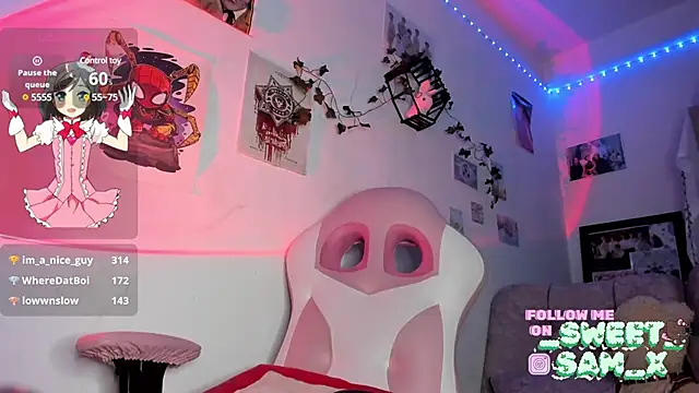 Snapshot of sweet_Samx chatting on 02/15/25, 04:47 sweet Samx online show from 02/15/25, 04:47