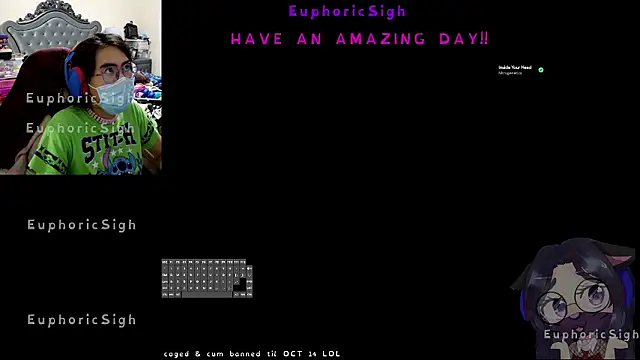 EuphoricSigh online show from 07/14/26, 04:39