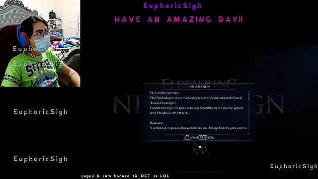 EuphoricSigh online show from 07/13/26, 03:06