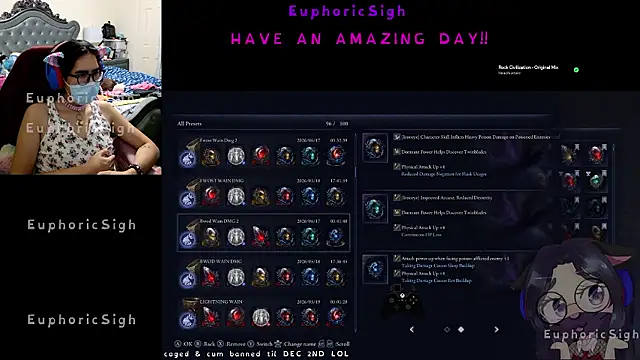 EuphoricSigh online show from 07/22/26, 05:48