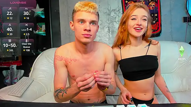 Snapshot of eva_and_adam1 chatting on 02/22/25, 10:51 eva and adam1 online show from 02/22/25, 10:51