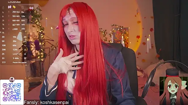 koshkasenpai online show from 10/31/25, 12:13