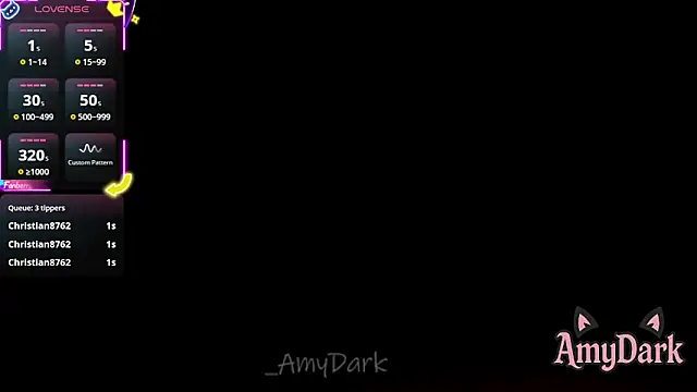 Snapshot of _AmyDark chatting on 10/22/25, 02:22 AmyDark online show from 10/22/25, 02:22