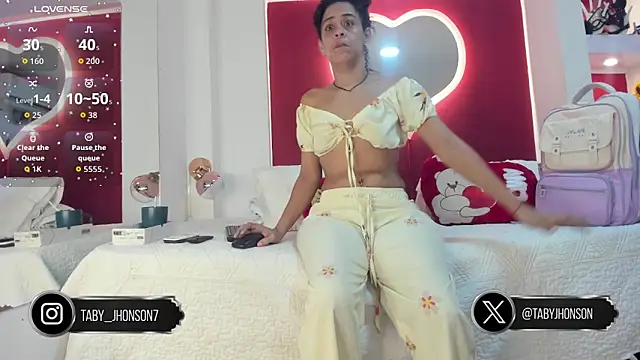 TabyJhonson online show from 02/13/26, 01:00