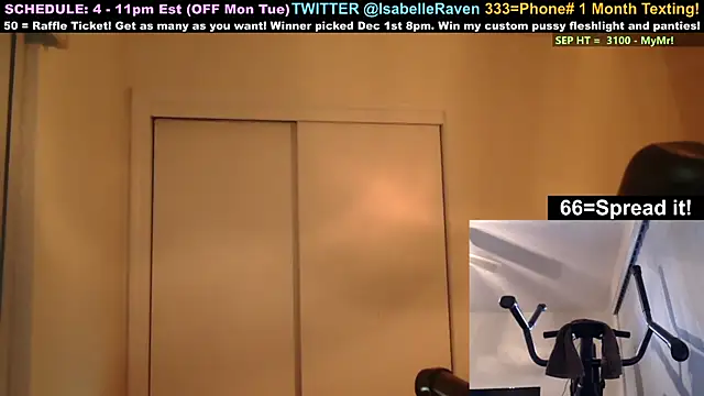 Snapshot of IsabelleRaven chatting on 09/20/25, 11:43 IsabelleRaven online show from 09/20/25, 11:43