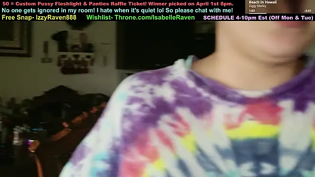 IsabelleRaven online show from 04/03/26, 08:59