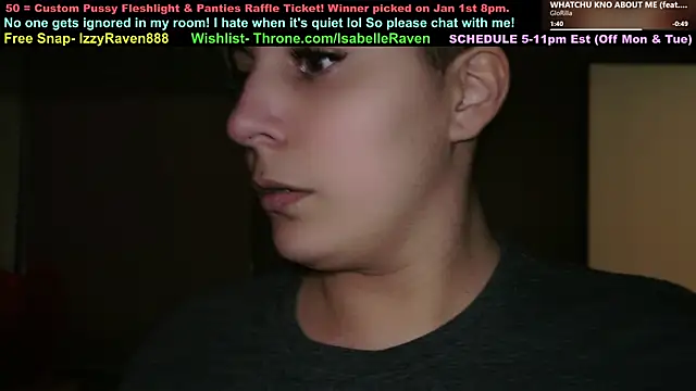 IsabelleRaven online show from 01/11/26, 08:05