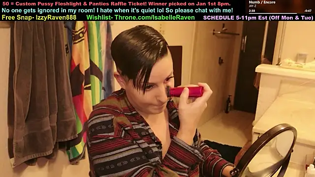 IsabelleRaven online show from 01/12/26, 11:31