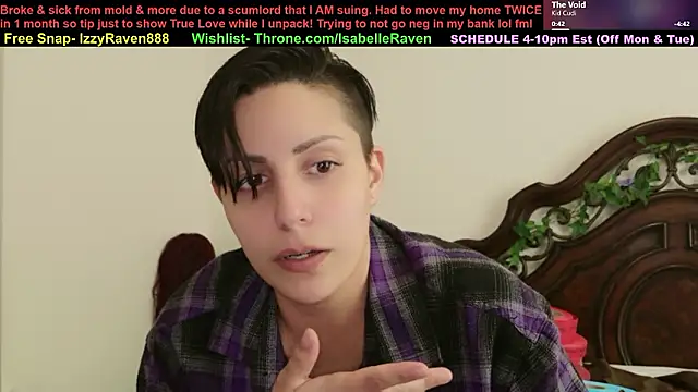 IsabelleRaven online show from 03/10/26, 06:34