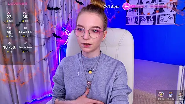 VioletShine online show from 10/26/25, 01:44