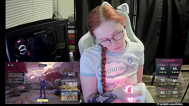 LilyFoxxx online show from 05/17/26, 05:18