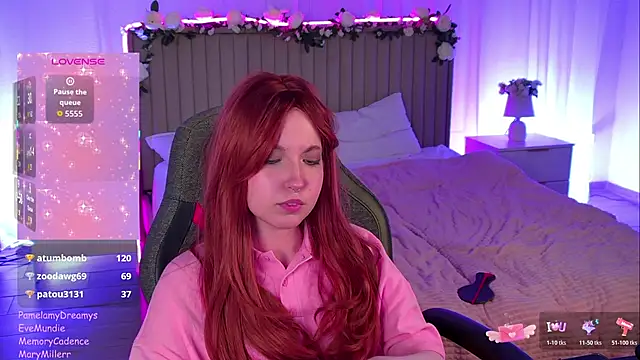 Snapshot of PamelamyDreamys chatting on 11/01/25, 07:52 PamelamyDreamys online show from 11/01/25, 07:52