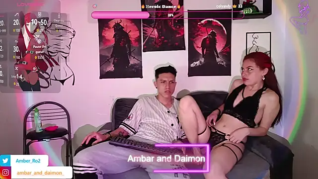 Snapshot of Ambar_and_daimon_ chatting on 09/19/25, 07:07 Ambar and daimon online show from 09/19/25, 07:07