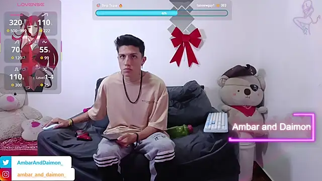 Ambar and daimon  online show from 04/15/26, 05:02