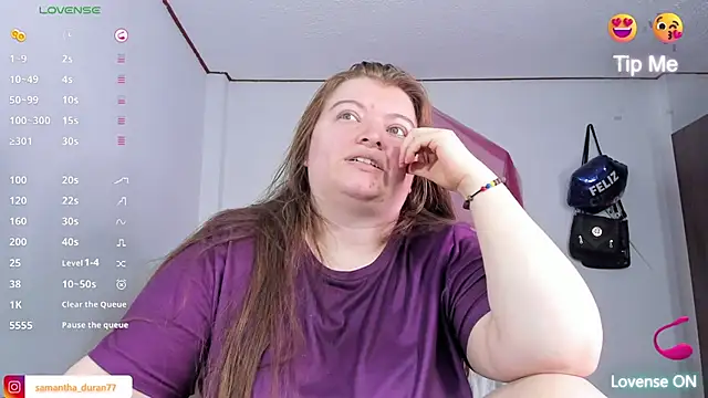 Queensamantha777 online show from 01/08/26, 11:44