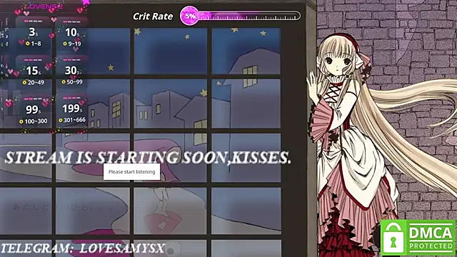 Lovelyamyy online show from 04/13/26, 08:57