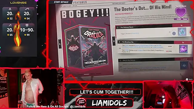 LiamIdols online show from 01/16/25, 06:48