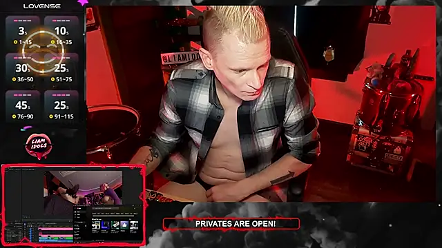 LiamIdols online show from 01/23/25, 03:22