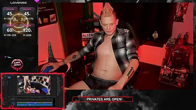 LiamIdols online show from 01/23/25, 06:24