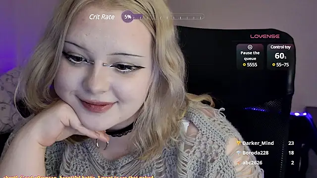 Electro doll online show from 03/11/25, 09:15