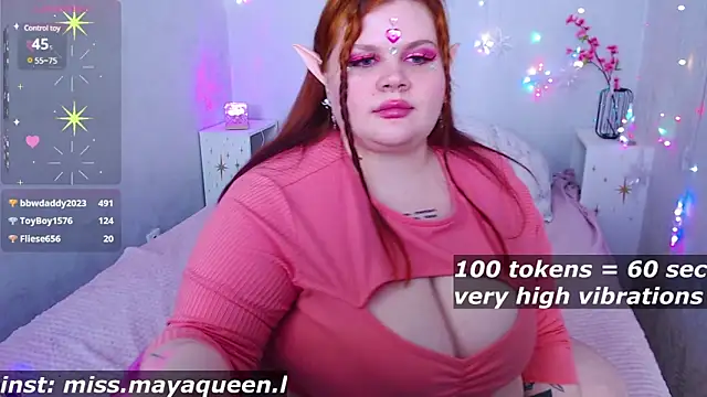 Snapshot of missmayaqueen chatting on 02/14/25, 12:14 missmayaqueen online show from 02/14/25, 12:14