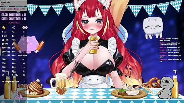 Snapshot of LewdKira_VT chatting on 10/01/25, 01:48 LewdKira VT online show from 10/01/25, 01:48