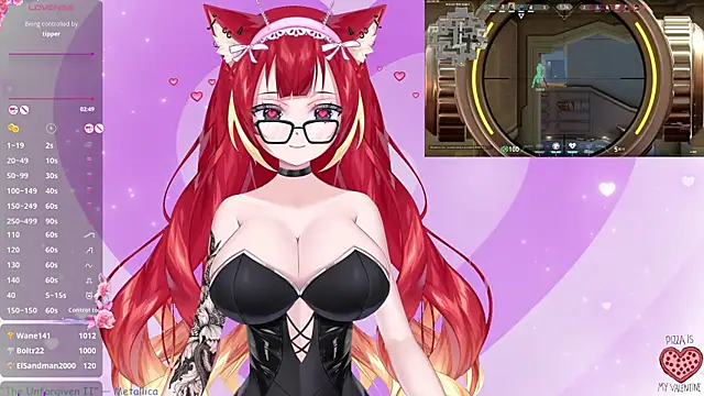 Snapshot of LewdKira_VT chatting on 02/13/25, 10:23 LewdKira VT online show from 02/13/25, 10:23