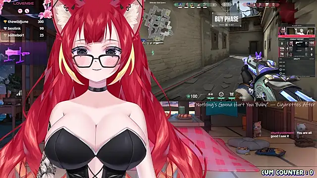 Snapshot of LewdKira_VT chatting on 03/19/25, 10:55 LewdKira VT online show from 03/19/25, 10:55