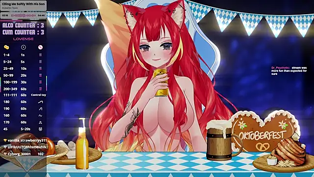 Snapshot of LewdKira_VT chatting on 10/03/25, 02:07 LewdKira VT online show from 10/03/25, 02:07