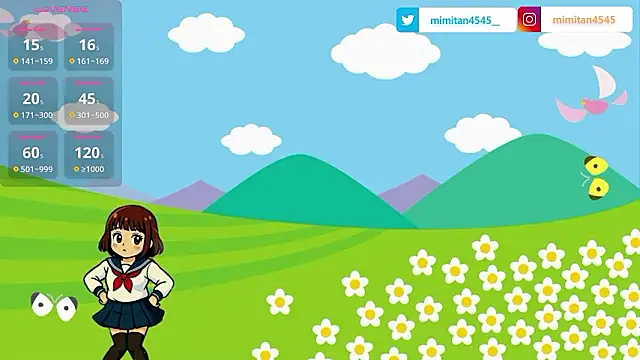 Snapshot of mimitan4545 chatting on 06/14/26, 10:27 mimitan4545 online show from 06/14/26, 10:27