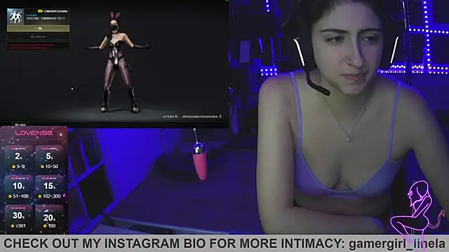 Snapshot of Gamergirl-Linela chatting on 10/15/25, 10:07 Gamergirl-Linela online show from 10/15/25, 10:07