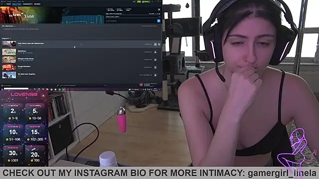 Snapshot of Gamergirl-Linela chatting on 09/23/25, 02:46 Gamergirl-Linela online show from 09/23/25, 02:46