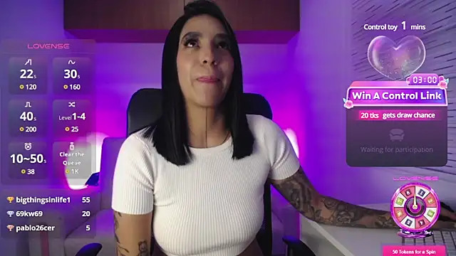 naiara angels online show from 02/25/25, 10:04