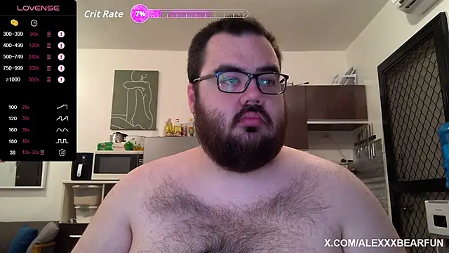 alexxxbear online show from 10/11/25, 10:11