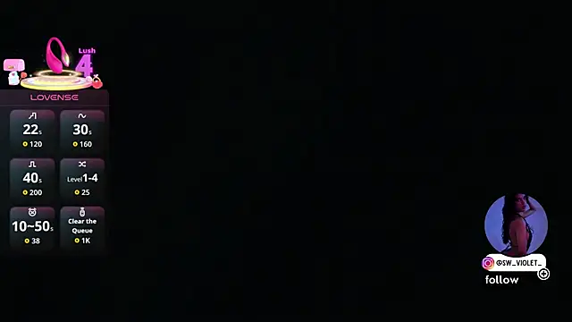 sweetviolet   online show from 01/11/26, 02:35