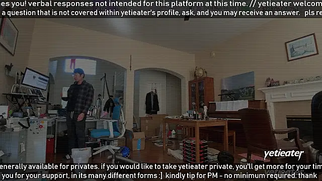 Snapshot of yetieater chatting on 01/31/26, 07:12 yetieater online show from 01/31/26, 07:12