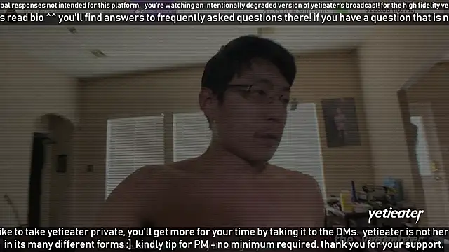 Snapshot of yetieater chatting on 02/15/25, 10:10 yetieater online show from 02/15/25, 10:10