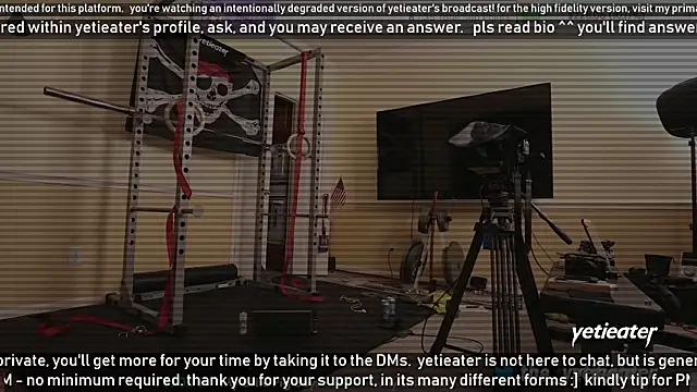 Snapshot of yetieater chatting on 02/12/25, 11:30 yetieater online show from 02/12/25, 11:30